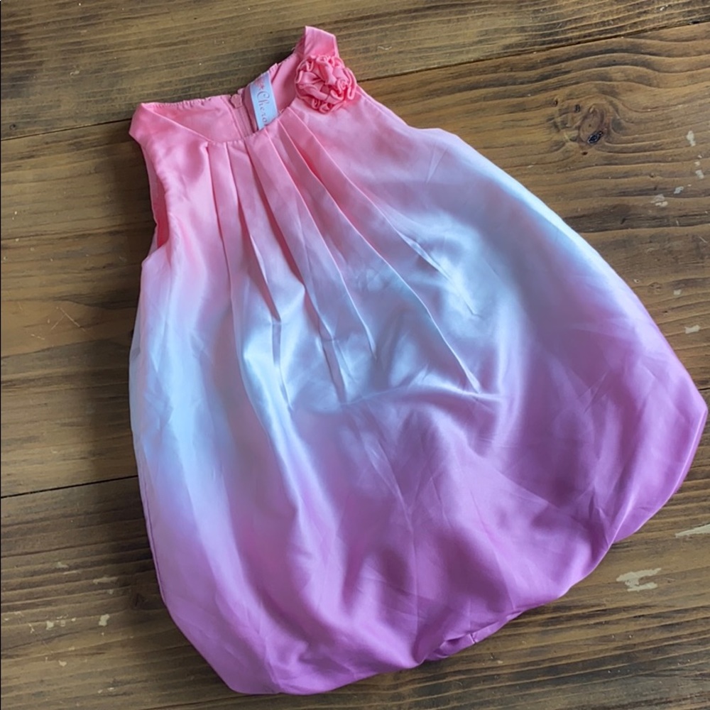 Ombré pink/purple strapless dress size 18 months